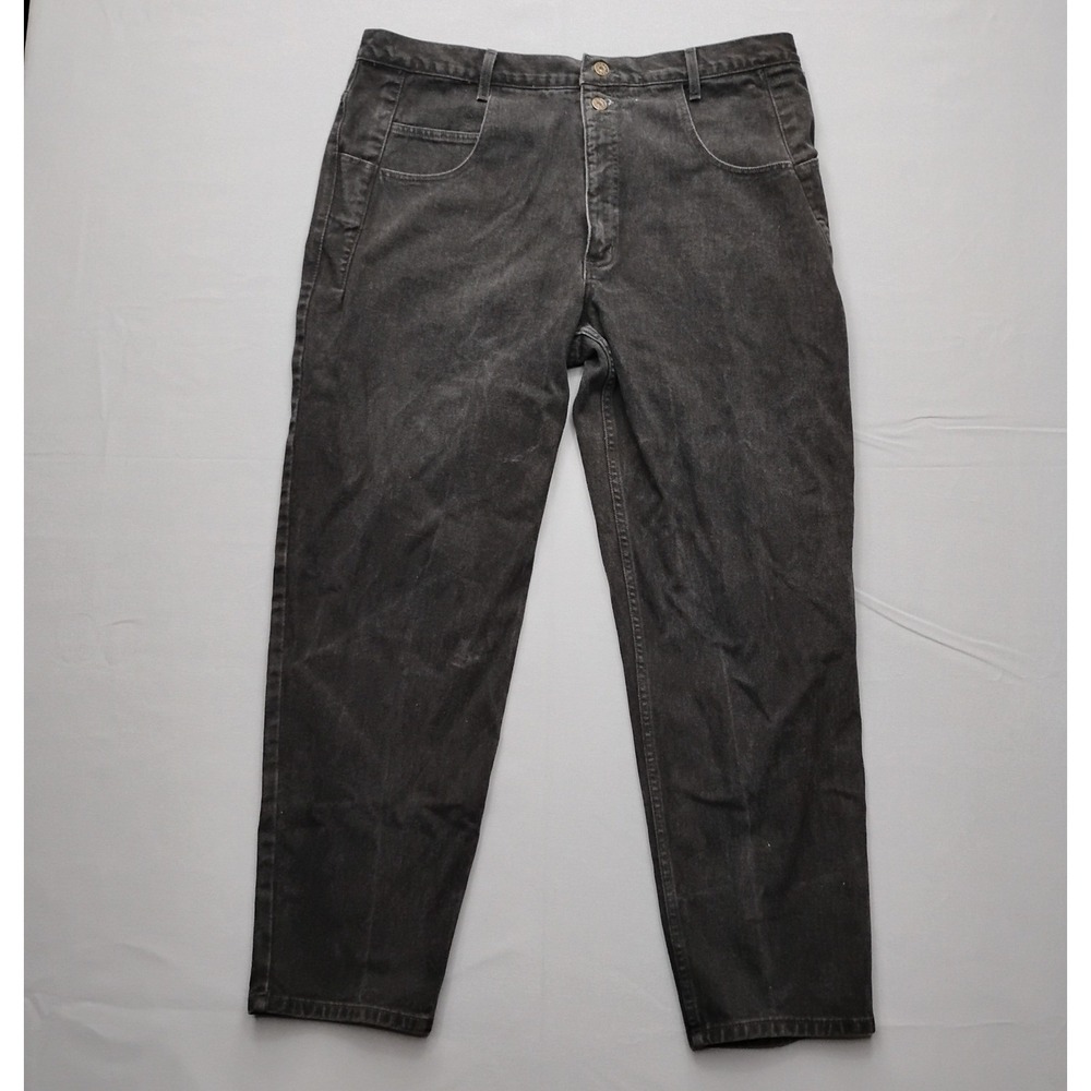 Vintage Guess American Tradition Mens Black Jeans Made in USA 40x32